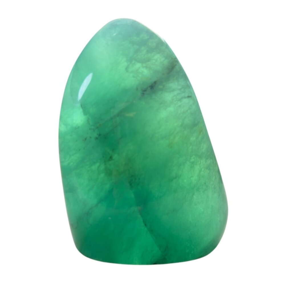 Fluorite Freeform Polished Green Stone Crystal Mineral 4 In Tall‎ Decor China